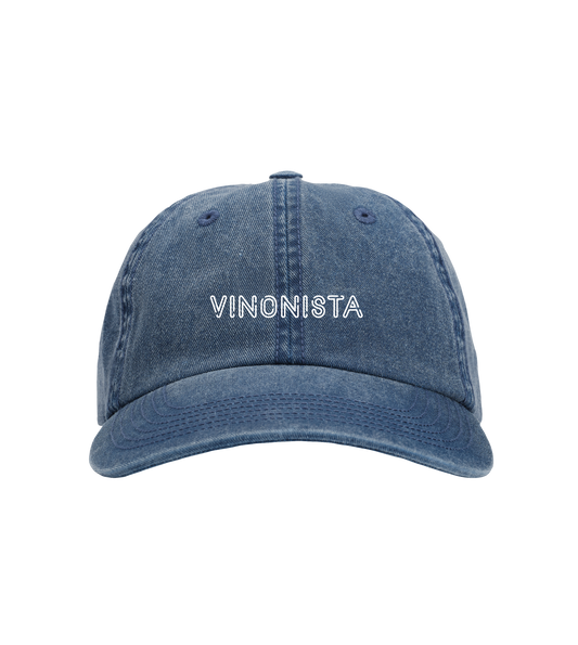 Vinonista keps - Vit logo